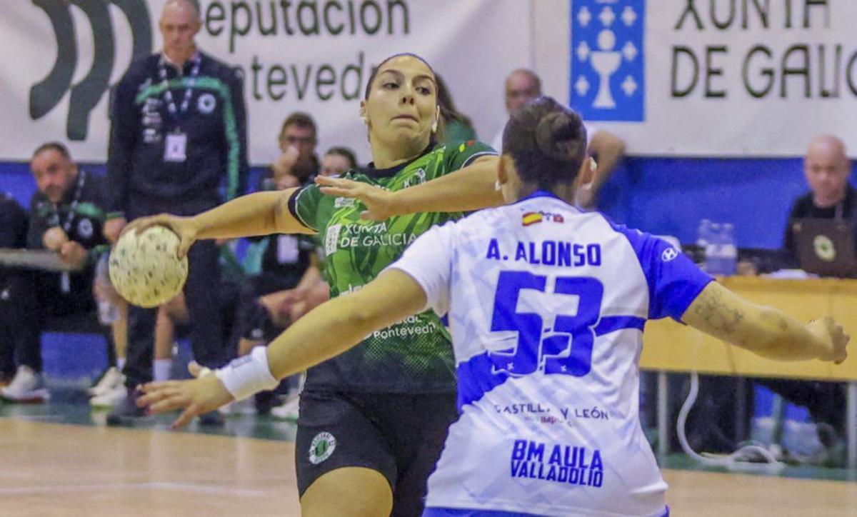 Las verdes jugaron el partido muy condicionadas en lo físico. | IÑAKI ABELLA