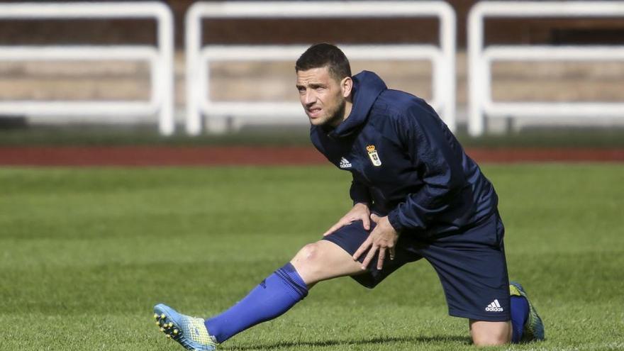 Rocha durante un entrenamiento.