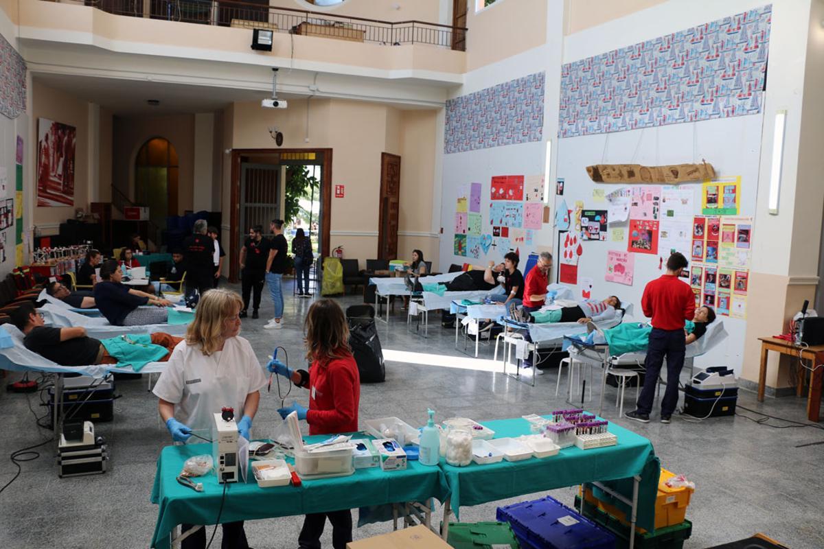 Jornada de donación de sangre del IES Federica Montseny