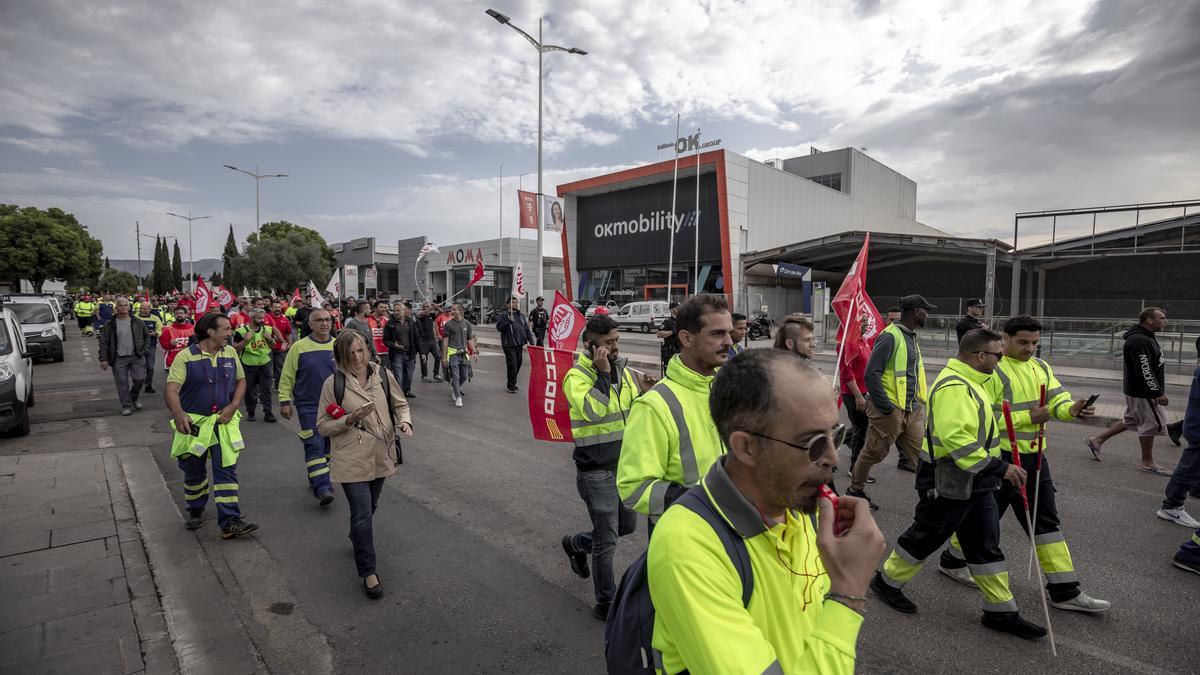 Imagen de la huelga en el sector del Metal celebrada el pasado día 16.