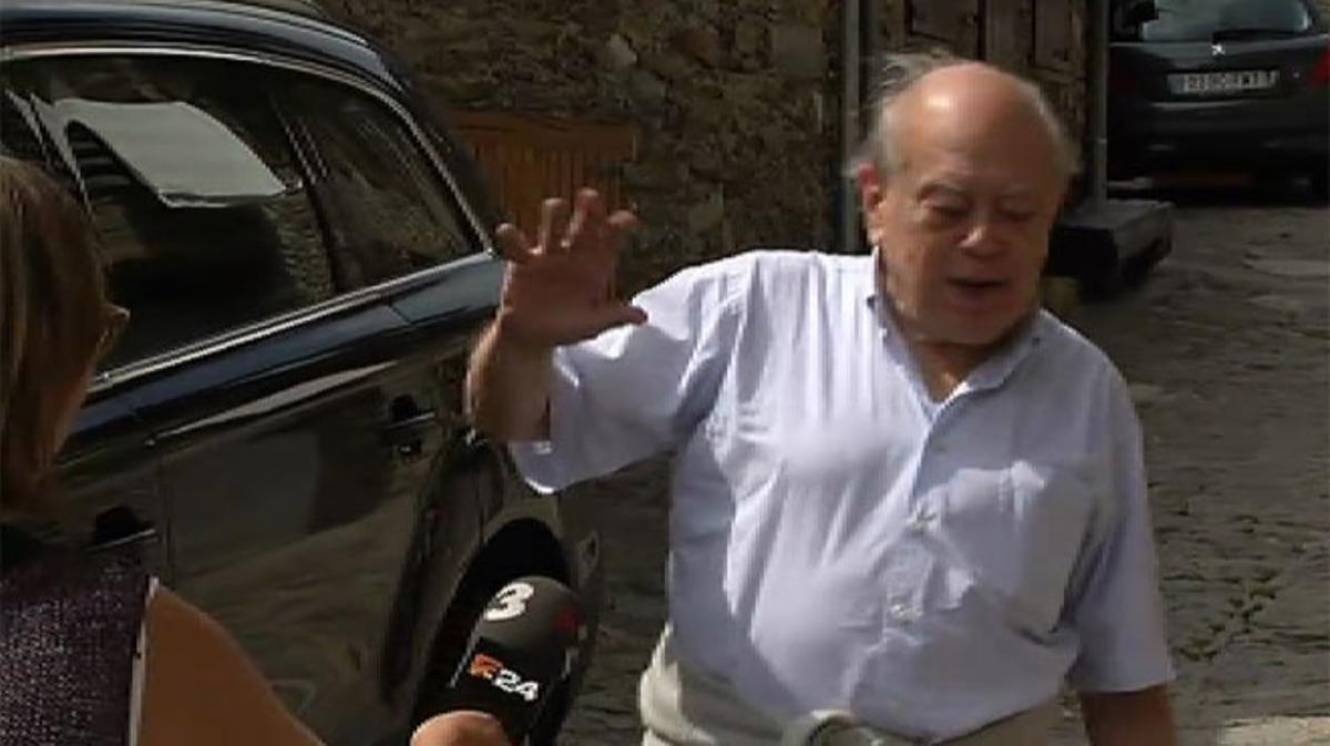 Jordi Pujol, aquest dissabte a Queralbs (Ripollès).