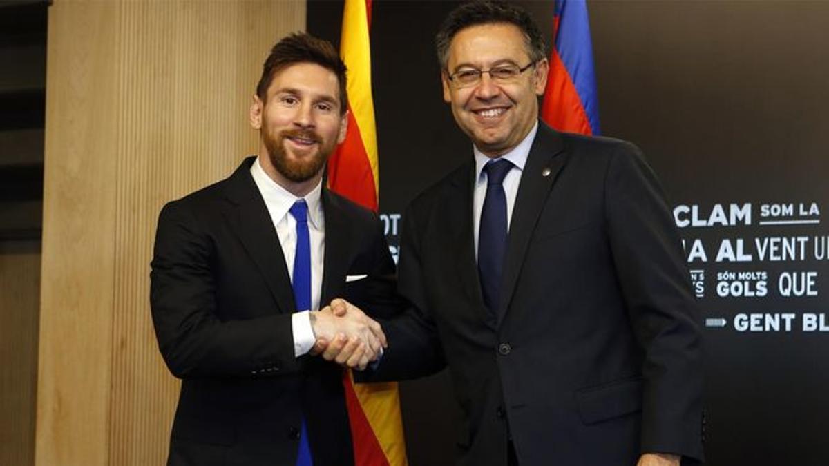 Bartomeu nega que hagi filtrat el contracte de Messi