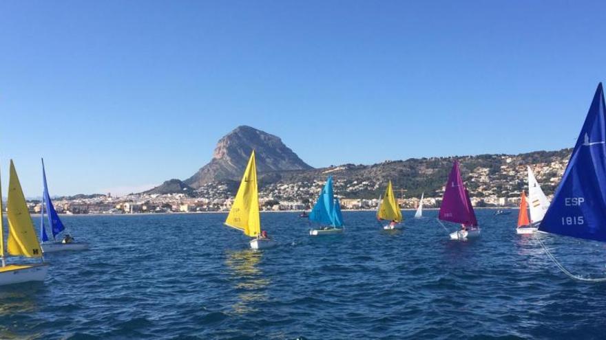 Espectacular primer día de regatas de la Olympic Week en Xàbia