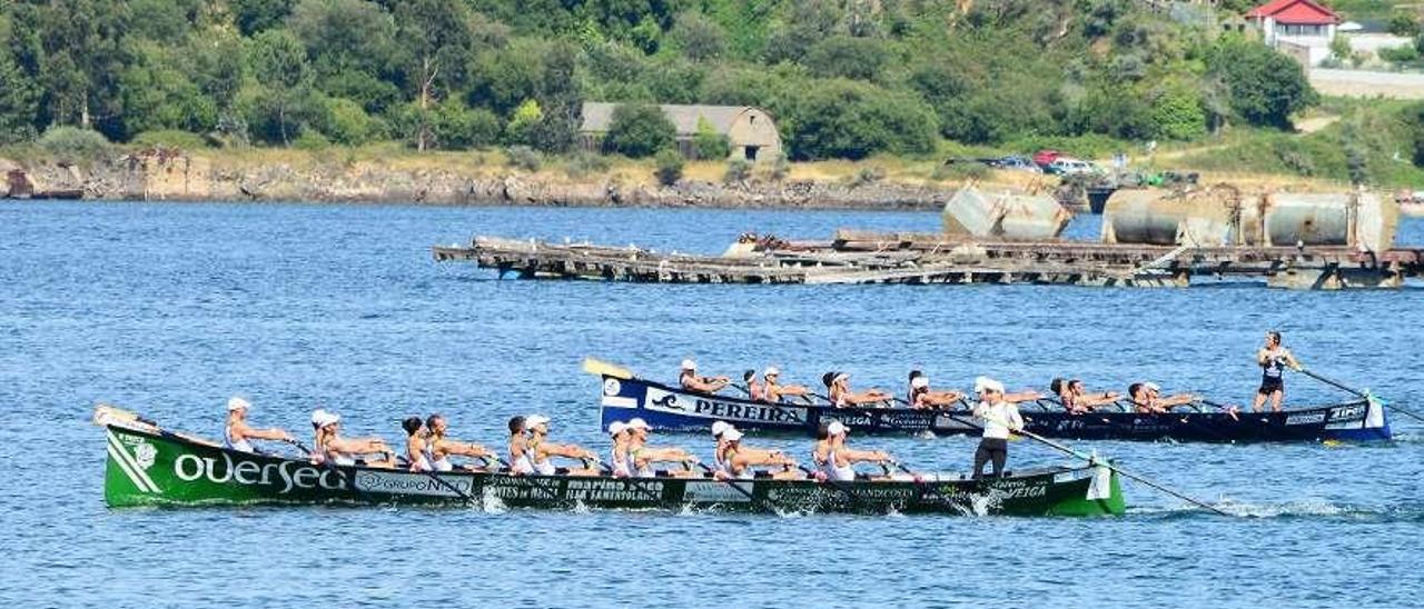 Samertolaméu y Tirán, durante su duelo de hace una semana. // Gonzalo Núñez