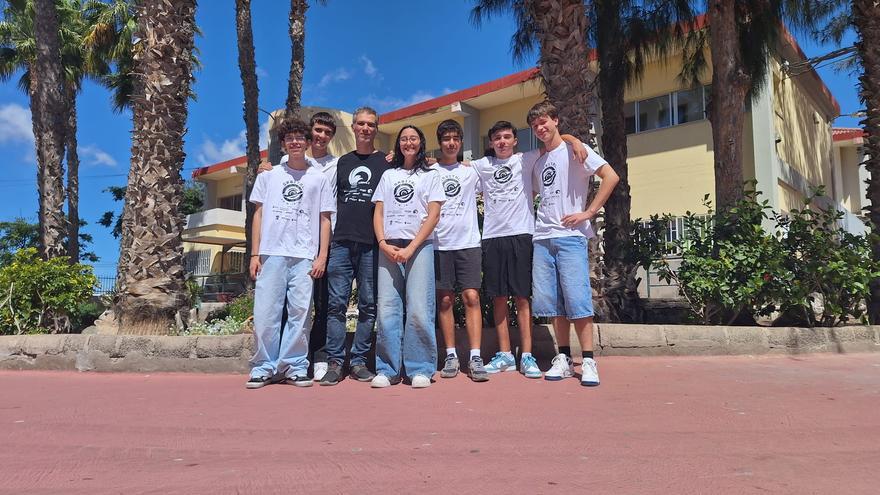 Estudiantes del IES Tablero I Aguañac representan a Canarias en la fase nacional de CanSat