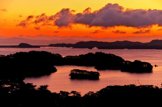 Matsushima atardecer, japón