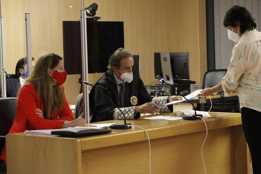 Javier Ledo, durante la lectura del veredicto.