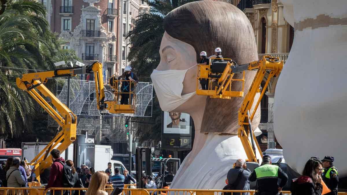 Las Fallas de Valencia, aplazadas por el coronavirus