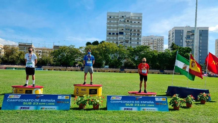 Plata para el pacense Vicente Antúnez en los 400 lisos