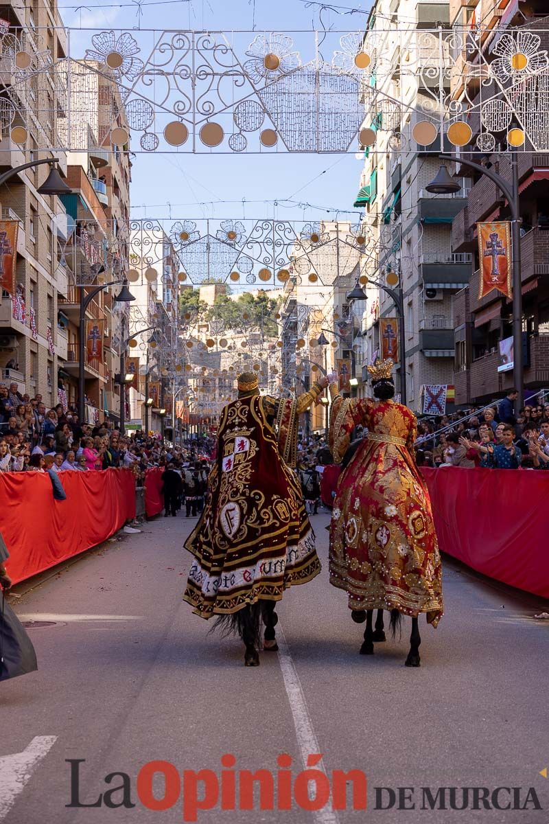 Procesión de subida a la Basílica en las Fiestas de Caravaca (Bando Cristiano)