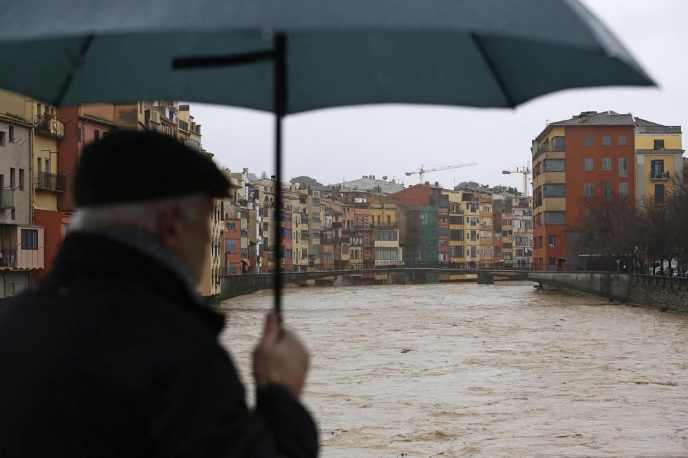 El riu Onyar, al seu pas per Girona