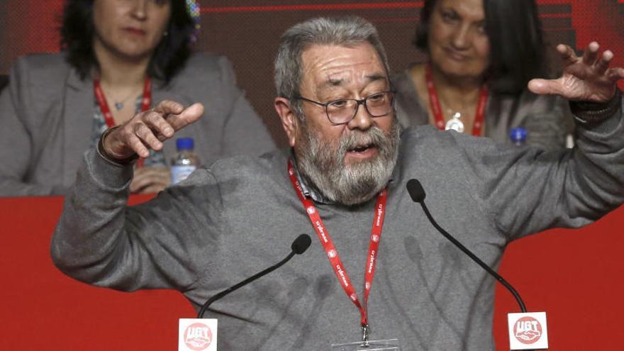 Cándido Méndez, en el 42 Congreso de la UGT.