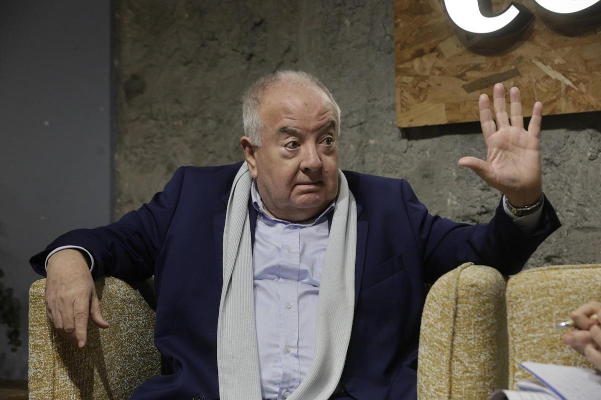 Antoni Bolinches, durante la entrevista.