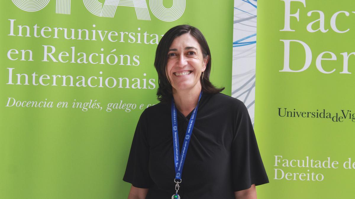 Laura Carballo, decana de la Facultade de Relacións Internacionais.