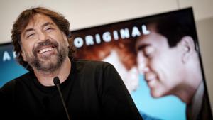 Javier Bardem durante la rueda de prensa después de conocer su nominación a los Oscar.