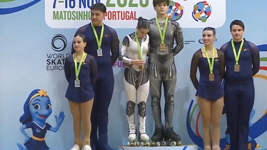 Juan Miquel Mulet y Daniela García finalizan segundos en la Copa de Europa Junior por parejas