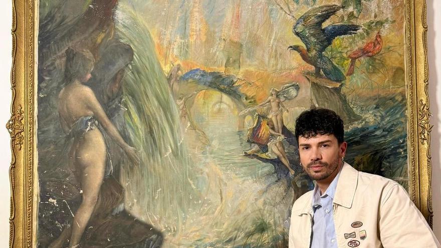 Tras recuperar la placa robada del escultor de Cáceres Pérez Comendador, José Ramón González rescata otra joya del arte: una obra perdida desde hace 75 años
