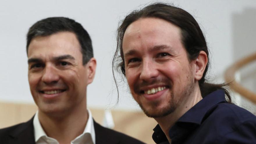 Sánchez e Iglesias.