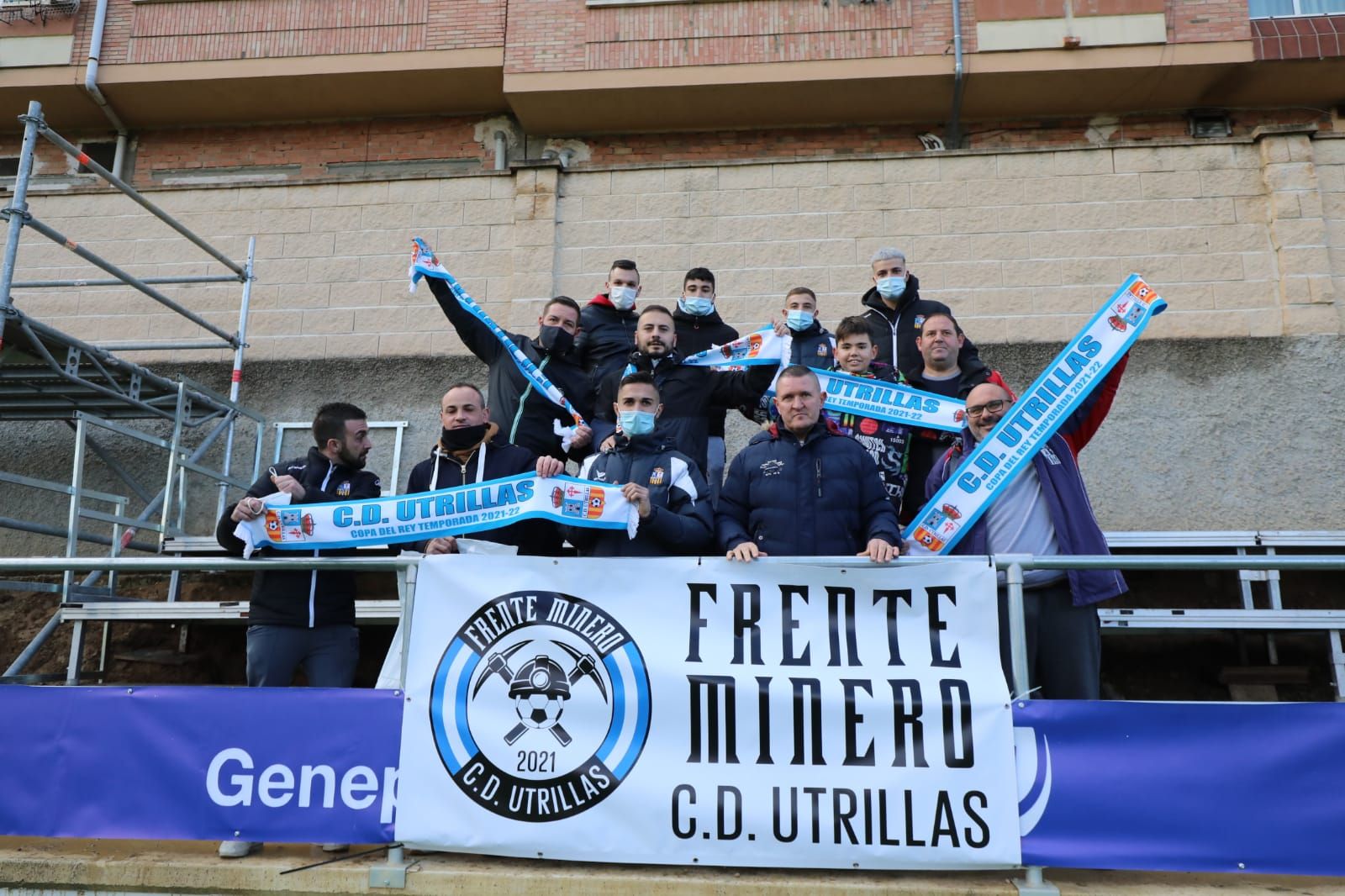 Así se ha vivido en Utrillas la previa del partido de Copa contra el Valencia