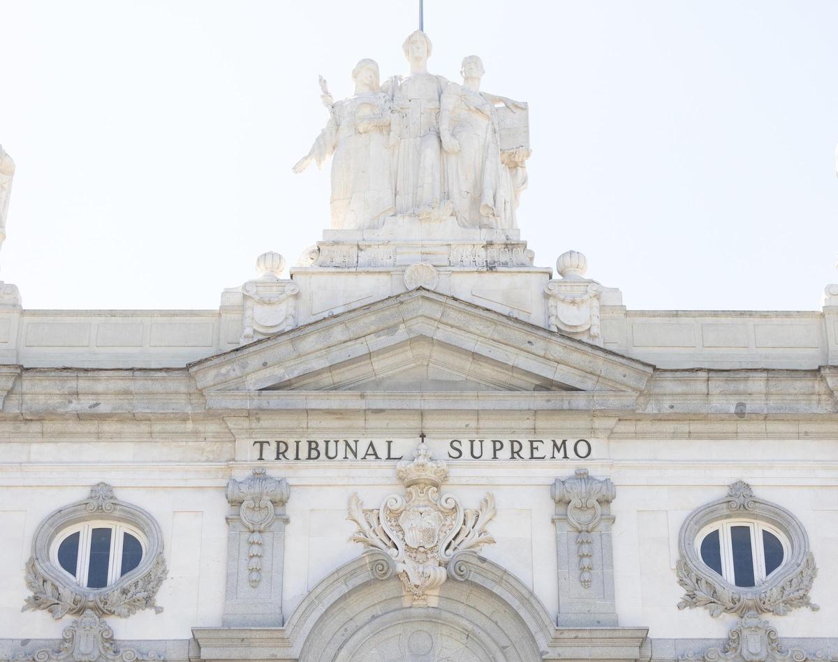 Fachada de la sede del Tribunal Supremo.