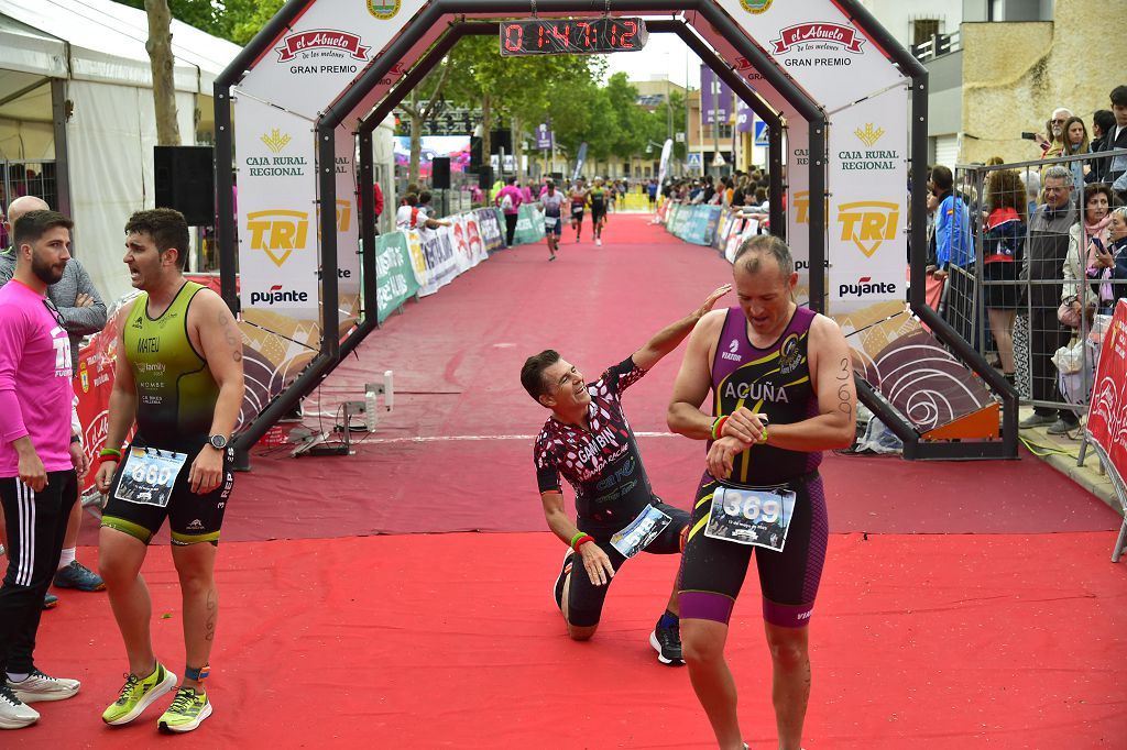 Llegada del triatlón de Fuente Álamo (I)