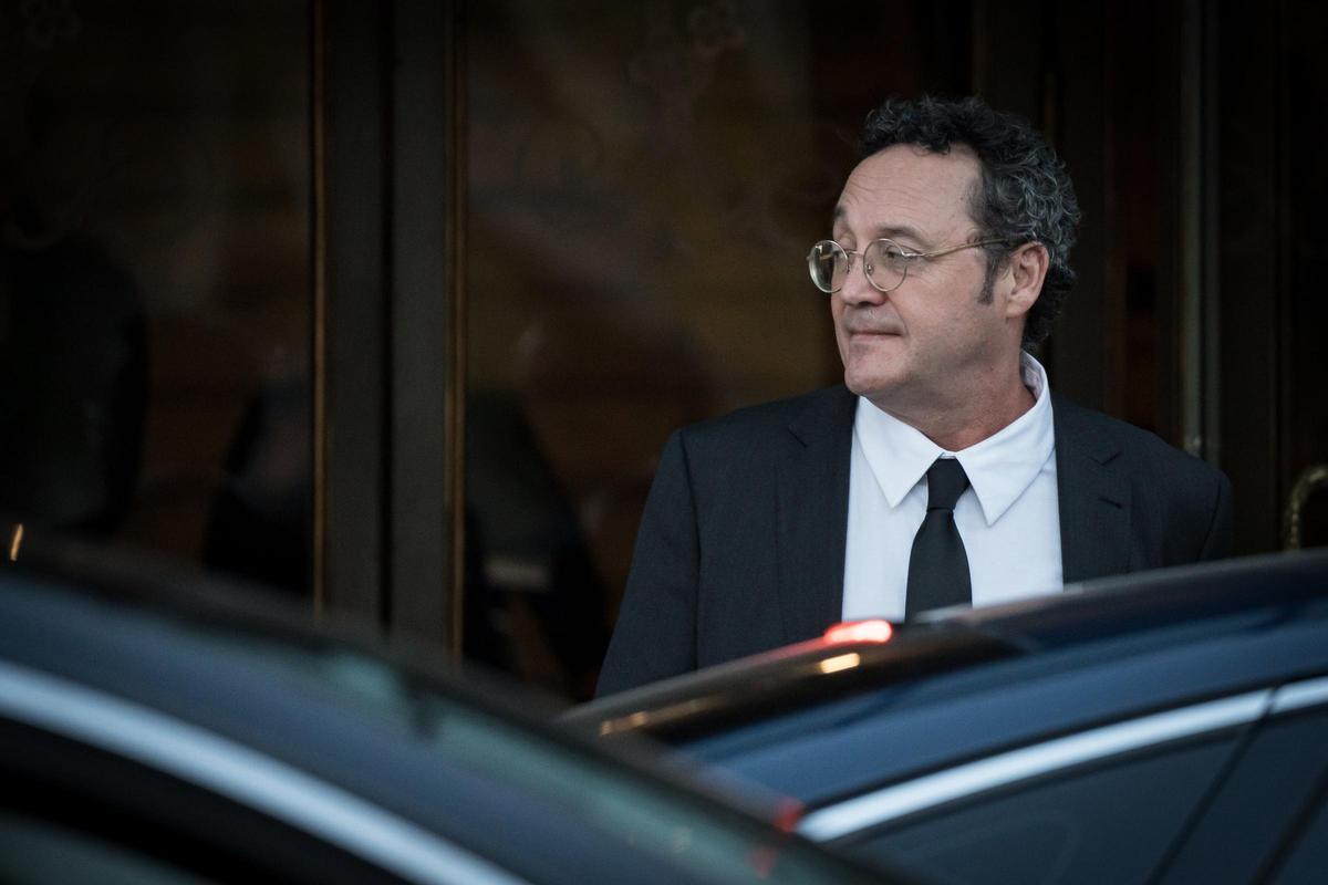 El fiscal general del Estado, Álvaro García Ortiz, a su salida del Tribunal Supremo.