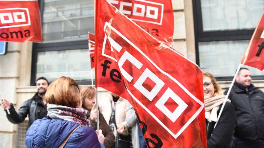 Bandera de CCOO.