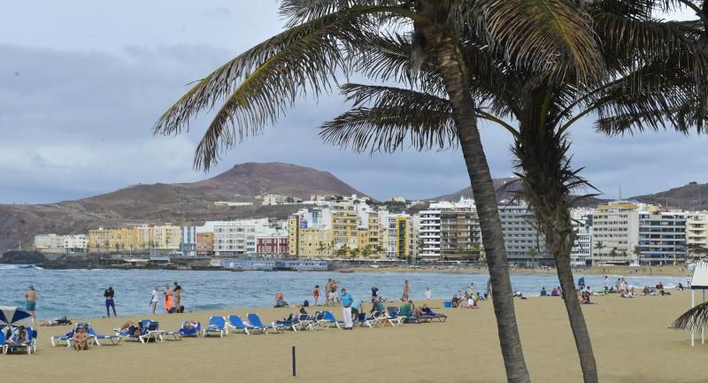 Playa el primer día del año 2021