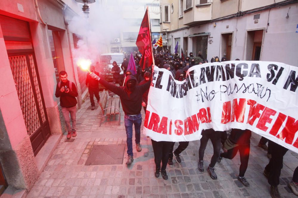 Manifestació antiborbònica a Girona