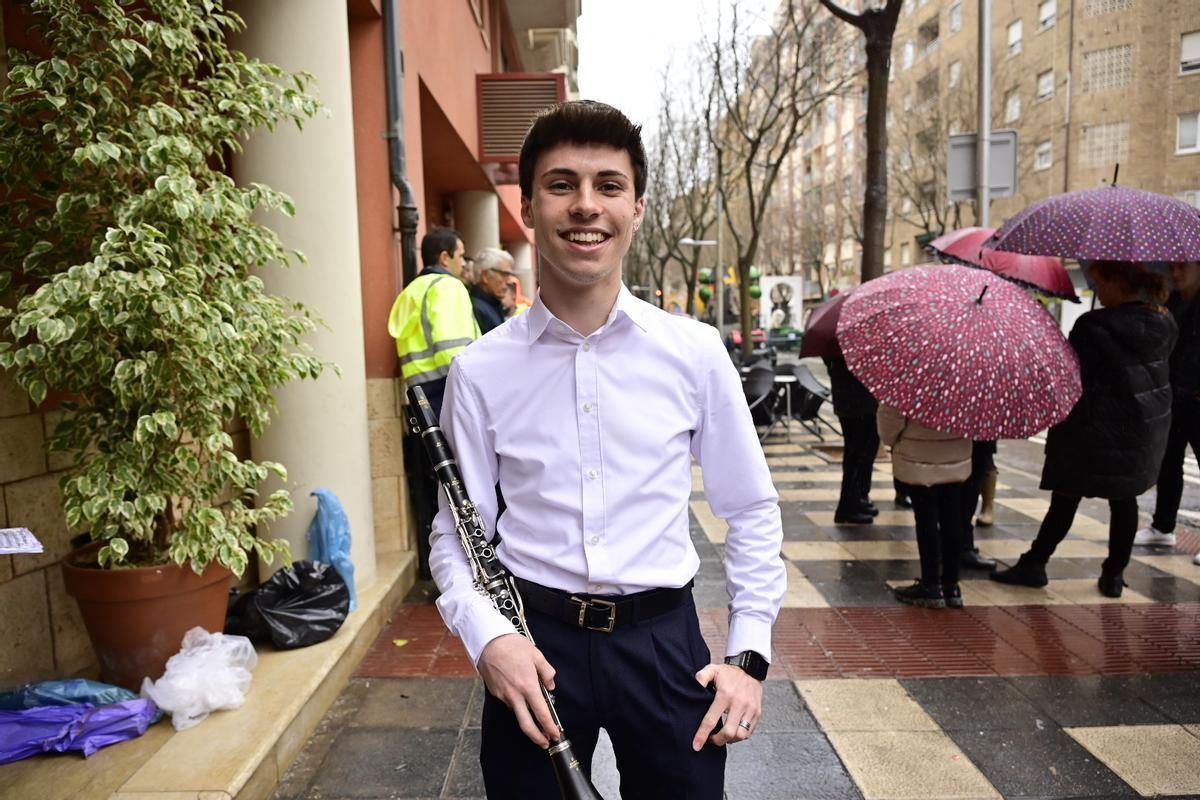 El músico Aarón Sales.