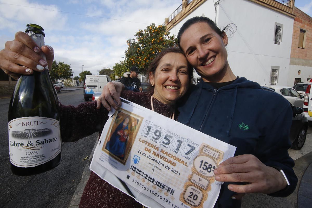 La alegría del tercer premio de Fernán Núñez