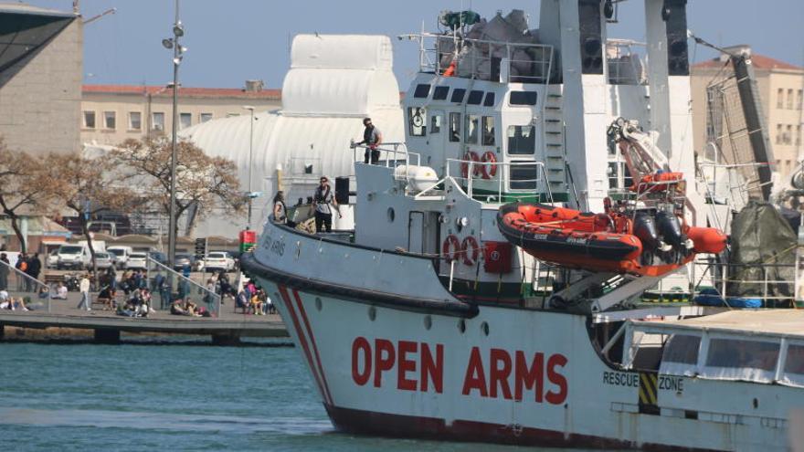 El vaixell, al port de Barcelona el passat abril