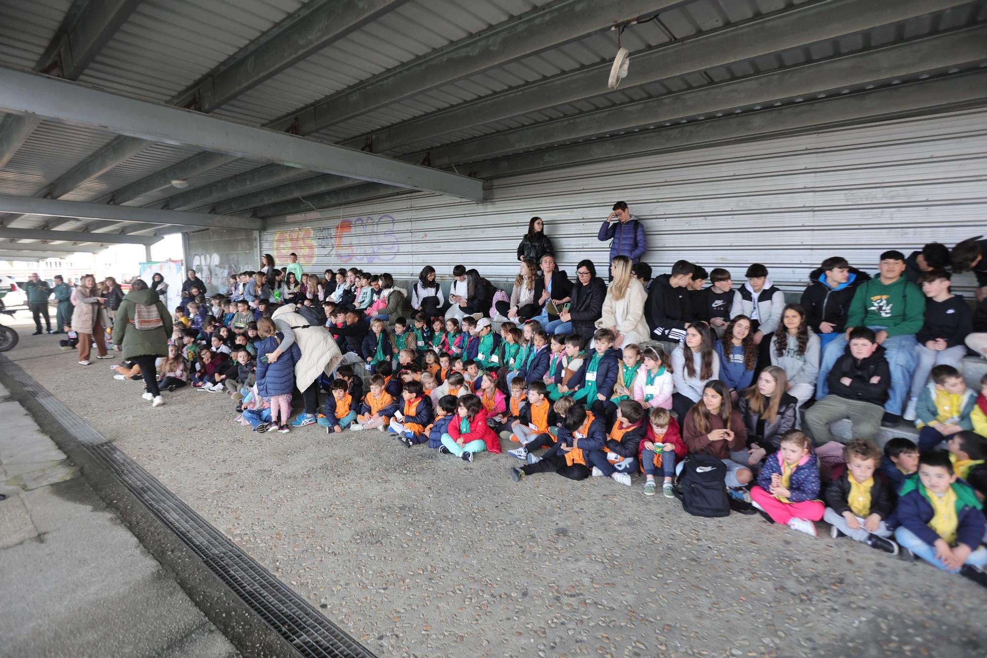 Exhibición de la Guardia Civil en Abegondo