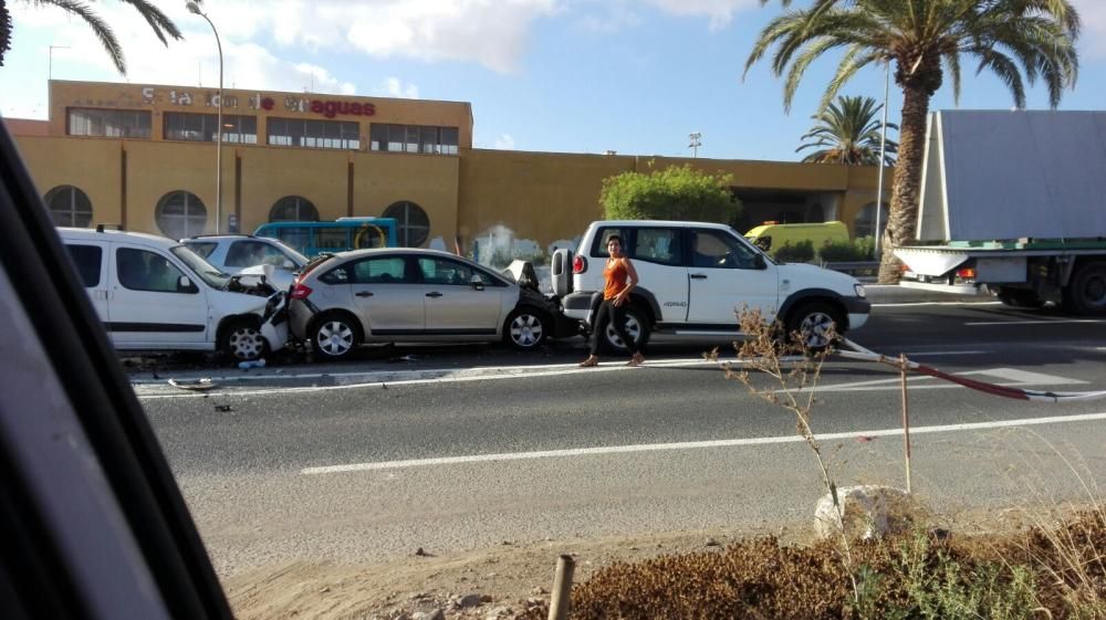 Accidente múltiple en Telde