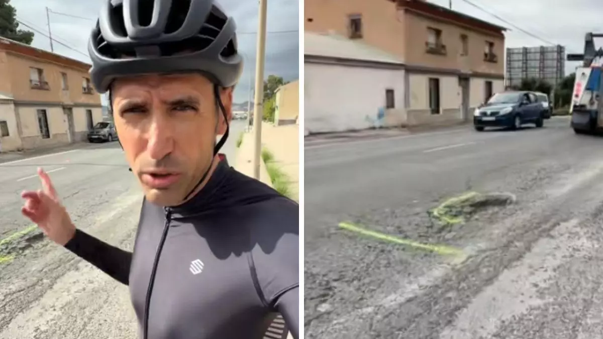 José María López, deportista e influencer, sobre el ciclista de 72 años fallecido en Murcia: "Así de lamentable está el estado de las carreteras en Murcia"