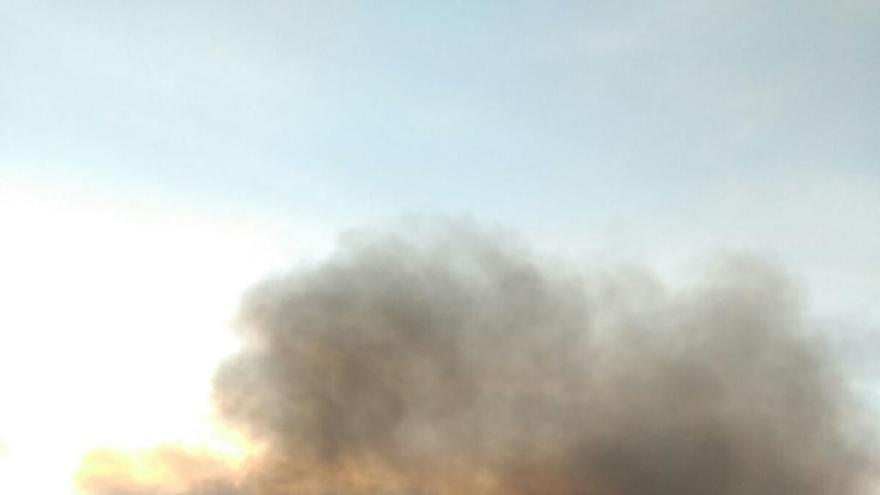 Incendio en una nave de una antigua granja en Almassora