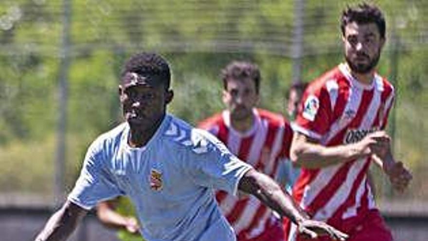 A Riudarenes, empat a un gol entre el Girona C i el Manresa