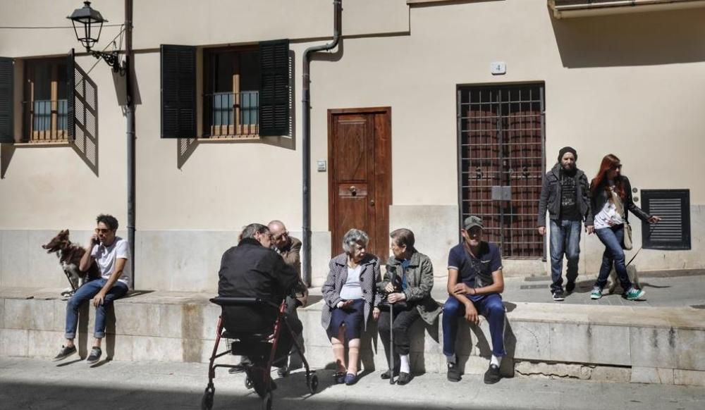 Jornada electoral en el barrio de sa Calatrava, Palma