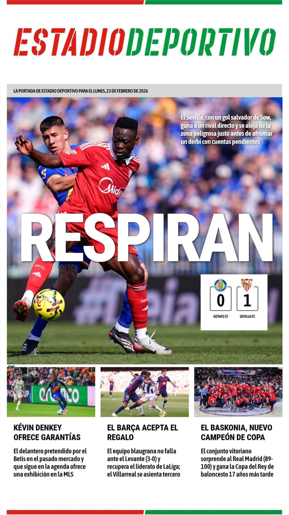 Estas son las portadas de la prensa deportiva de hoy