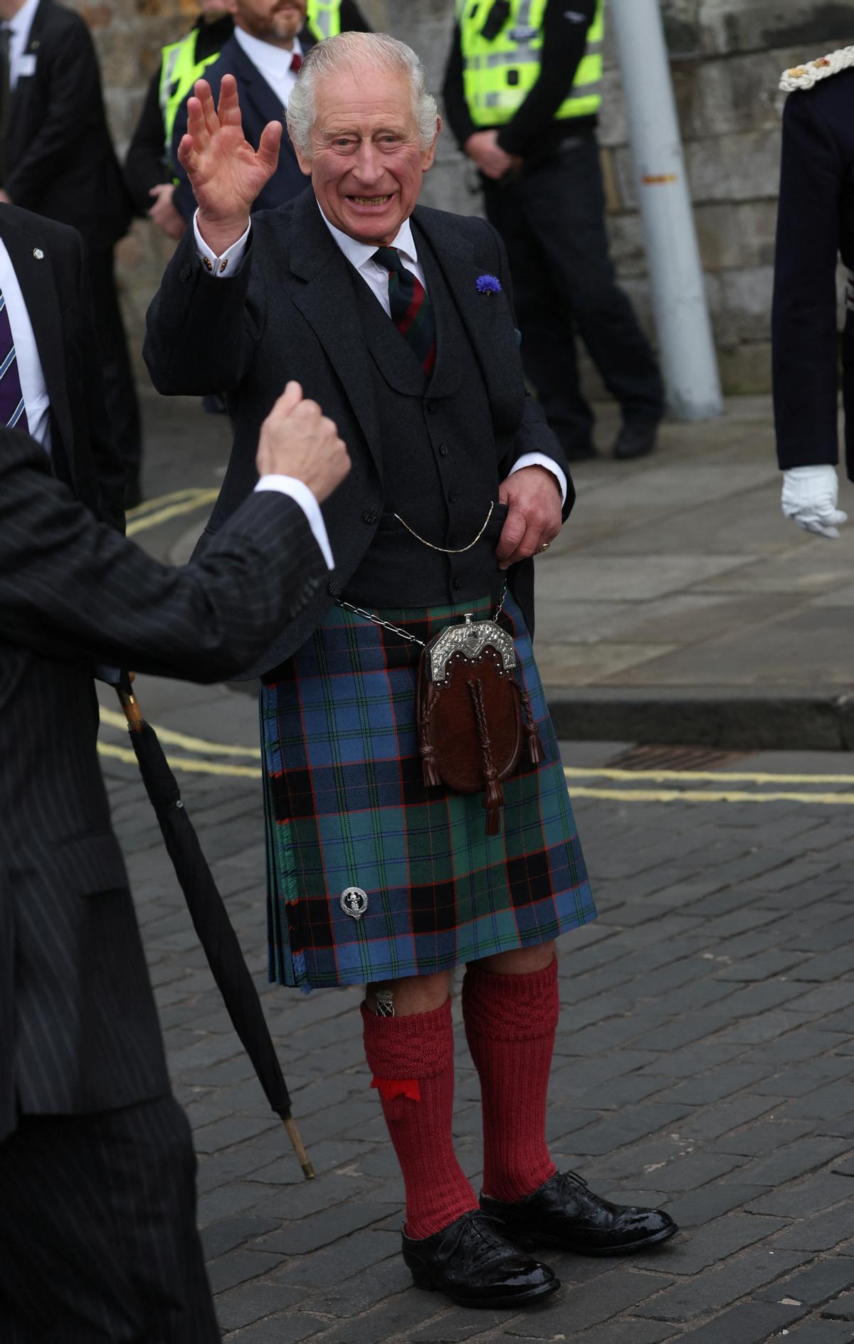 El rey Carlos III y Camila vuelven a Escocia: primer acto público tras el luto por la reina Isabel