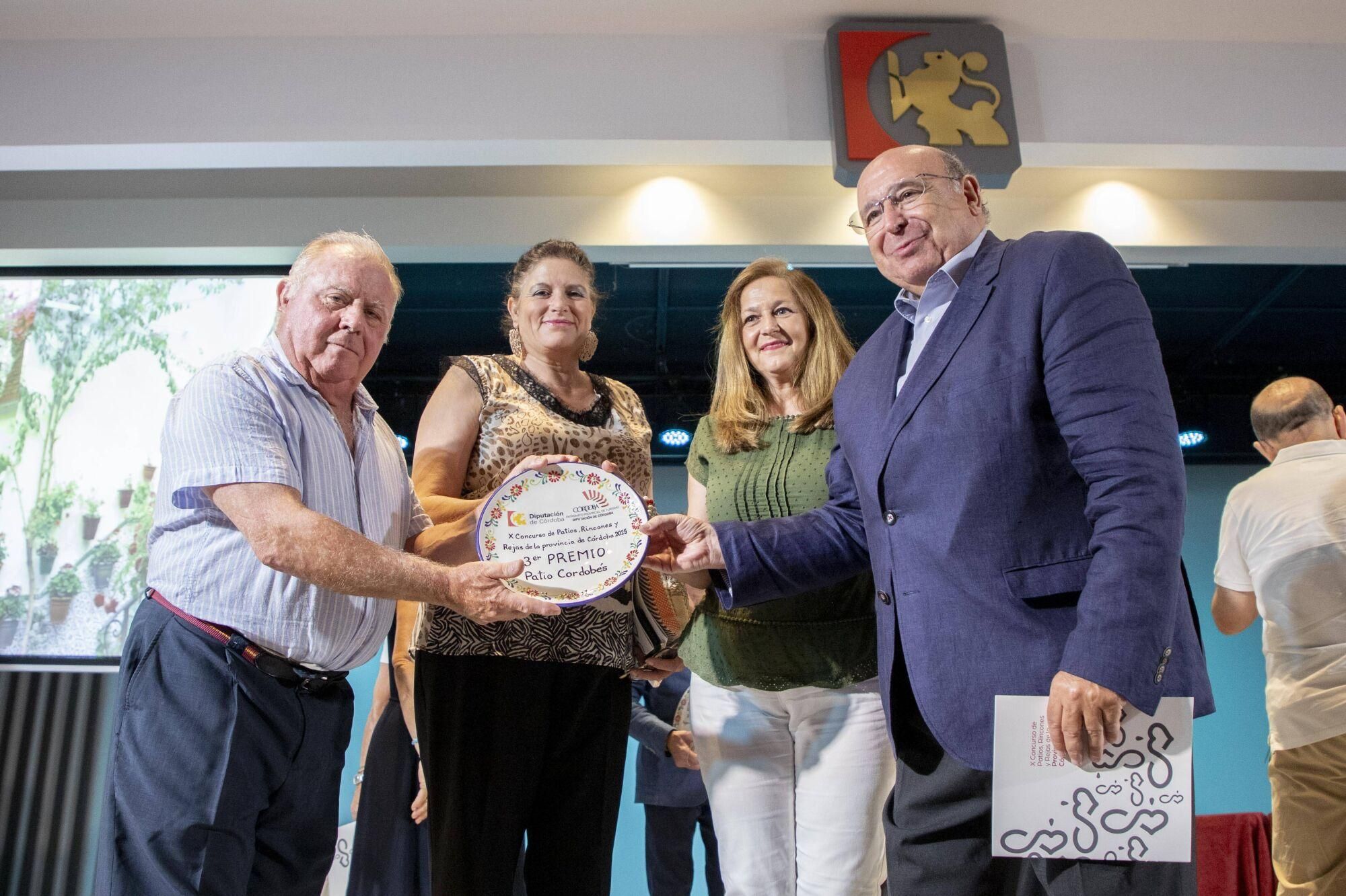 Córdoba Entrega de premios concurso de patios rejas y balcones provinciales Diputación