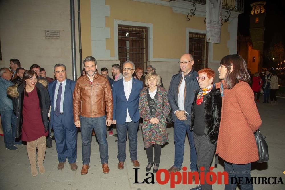 Presentación candidatura PSOE en Caravaca