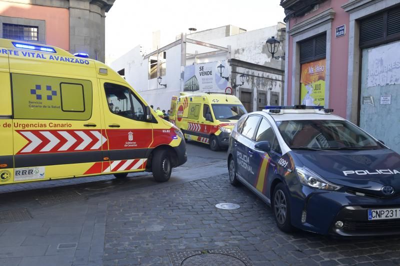 Un herido y un detenido en una agresión con un destornillador en Vegueta