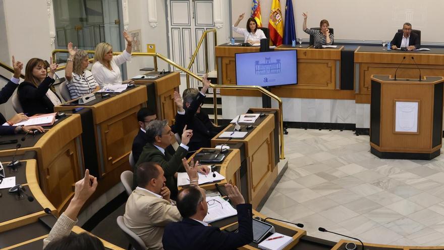 Unanimidad en la Diputación de Alicante en un pleno bronco en el primer día de campaña electoral europea