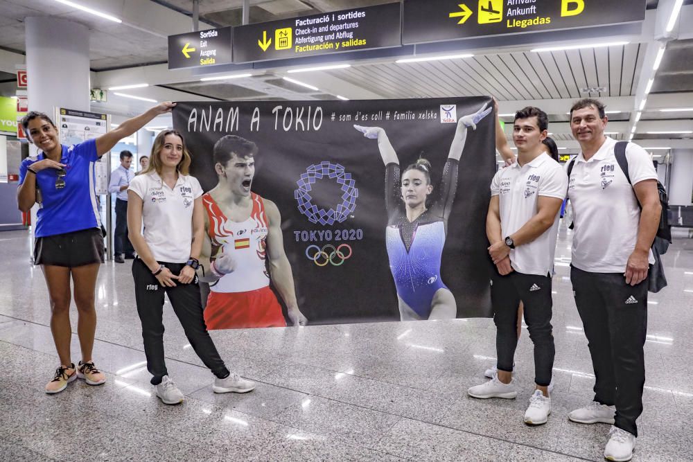 Cintia Rodríguez y Nicolau Mir, recibidos como héroes