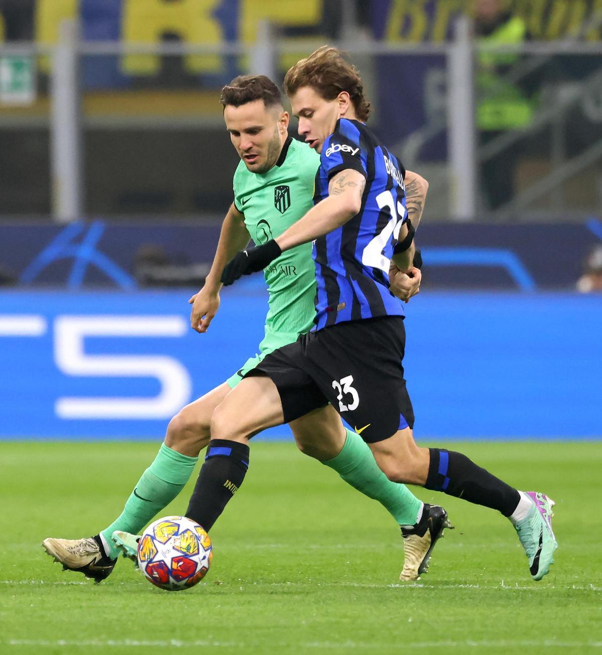 Inter de Milán - Atlético de Madrid: ida de octavos de Champions League, en imágenes