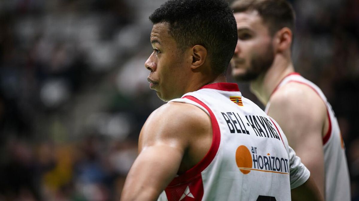 Bell-Haynes, durante el partido de este sábado.