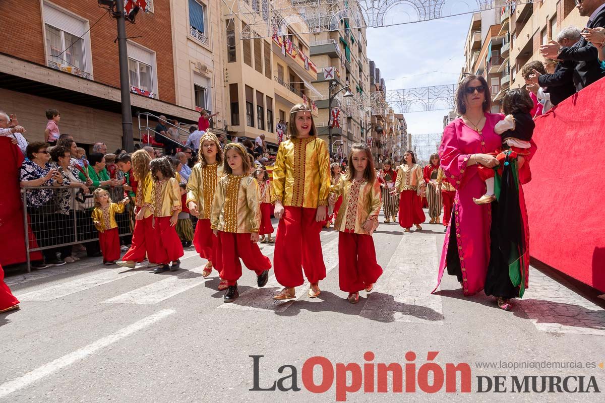 Desfile infantil del Bando Moro en las Fiestas de Caravaca