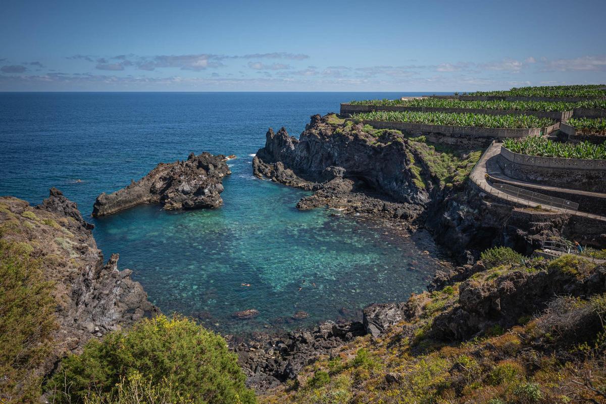 Playa de la Consolación, en Garachico