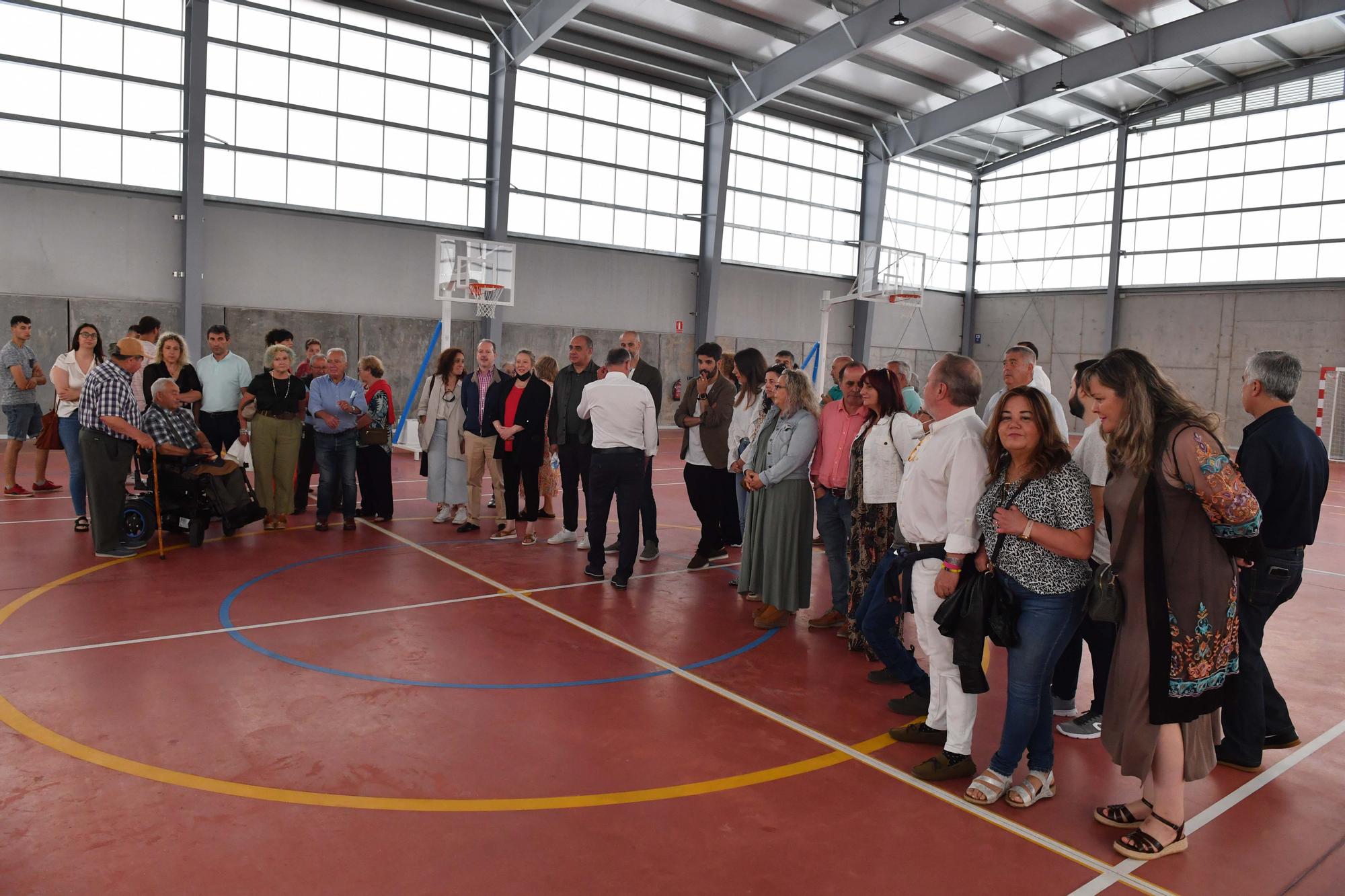 Inauguración del pabellón de Anceis en Cambre